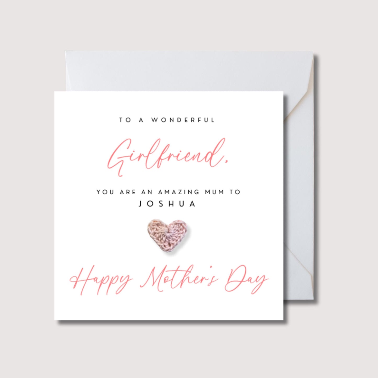 Girlfriend Mother's day card, mummy mother's day card, mother's day gift, mama card, mother's day card for girlfriend, WW0772