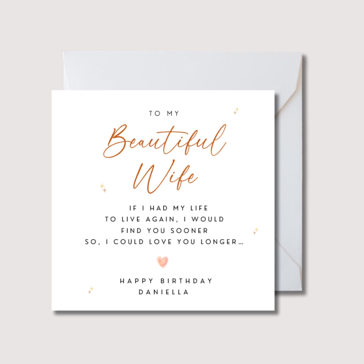 Wife birthday card, amazing wife birthday card, birthday card for her, wife birthday gifts, wife Birthday Gift, wifey birthday card, WW0516